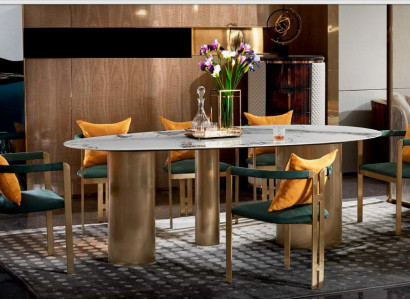 Esstisch 6 Stühle Modern Design Möbel Luxus Esszimmer Tisch Stuhl